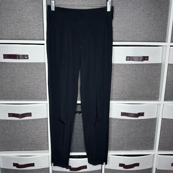 Athleta Brooklyn Mid Rise Ankle Pant Black UPF 40 Size 0 - Picture 3 of 11